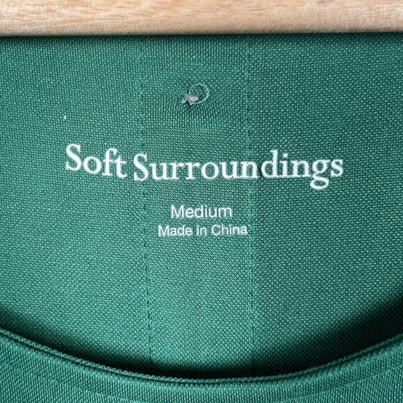 Soft Surroundings Womens M Cottagecore Prairie Peasant Button Back Tunic Top - Picture 6 of 10